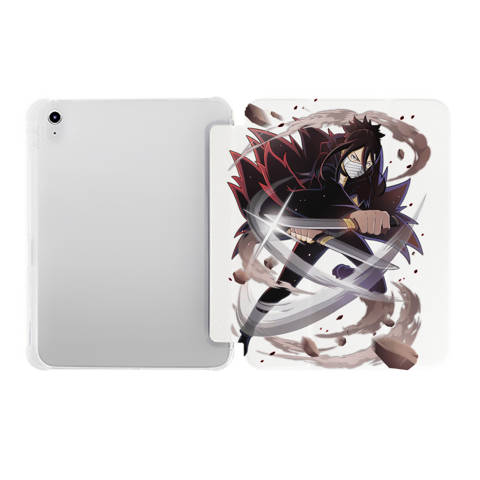 （画像用） 文豪ストレイドッグス Bungo Stray Dogs IPad ケース ペン収納付き 三つ折りスタンド PUレザー×シリコン 対応機種9.5/10.5/10.9インチ
